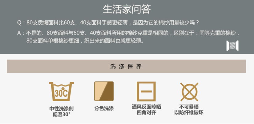 
關于產品的洗滌保養方法