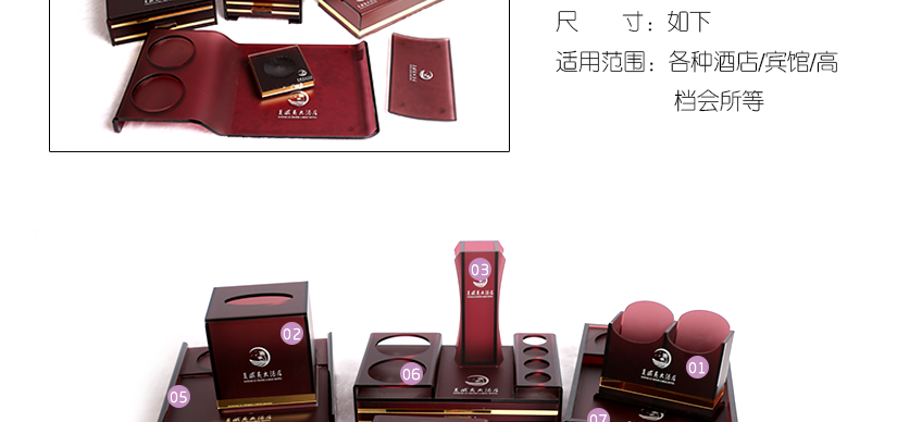 12件組合套裝的展示效果