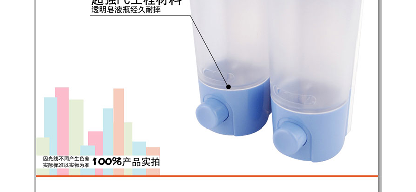 透明皂液瓶清晰可見
