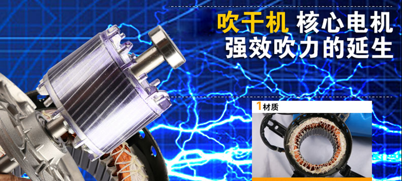 電機(jī)是吹干機(jī)的核心部位